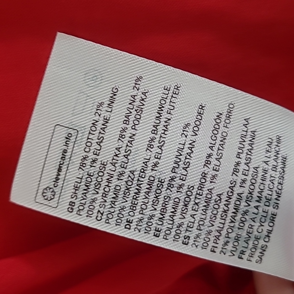 H&M Ruffle Dress Red XS - Picture 10 of 10